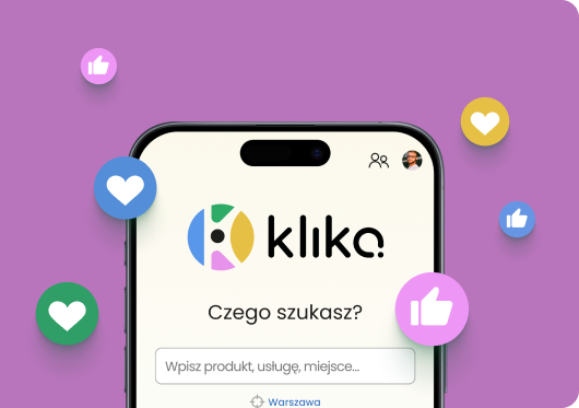 Klika app preview